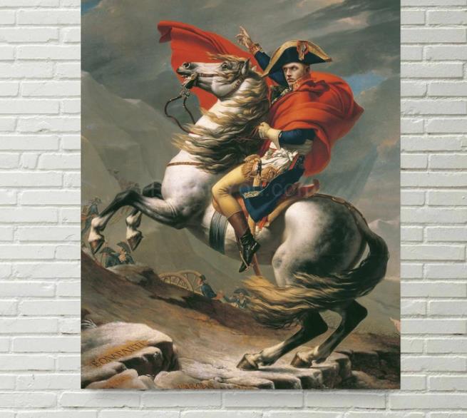 Napoleon Crossing the Alps Male portrait