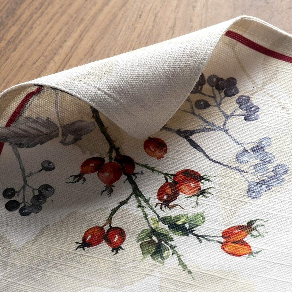Maison d' Hermine Equinoxe 100% Cotton Set of 4 Placemats for Dining Table | 