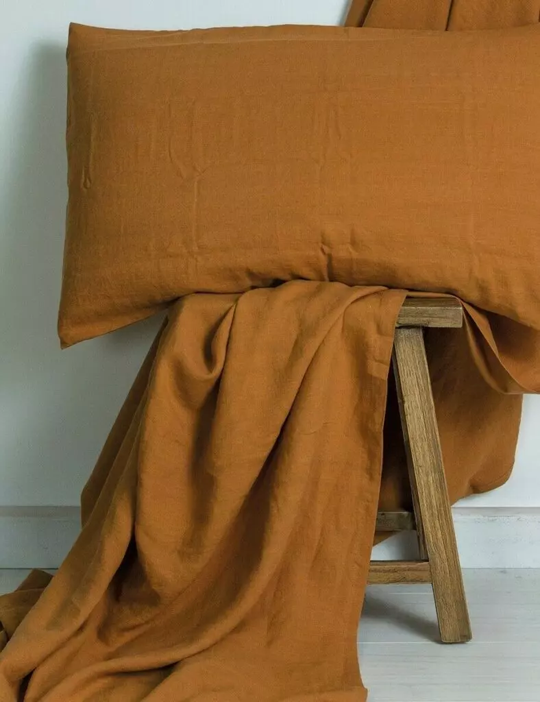 DAPU 100% French Natural Linen Sheet Set