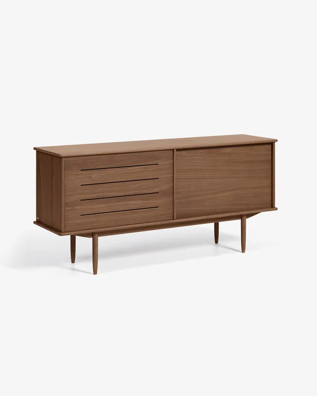 Carolin in veneered walnut sideboard - Retro Revival