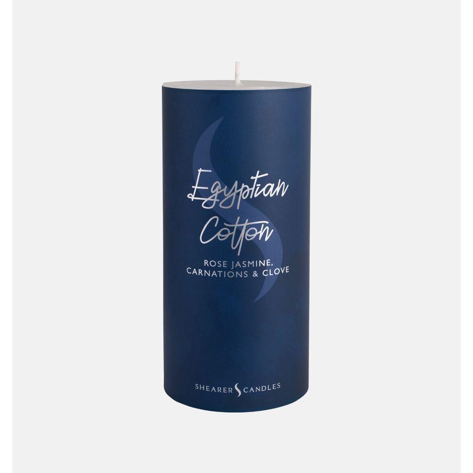 Egyptian Cotton Pillar Candle