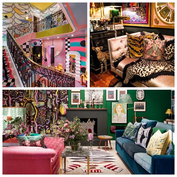 Conflicting Patterns in Bohemian Maximalist Decor