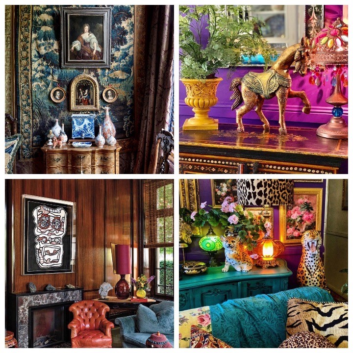 Vintage Collection in Bohemian Maximalist Decor
