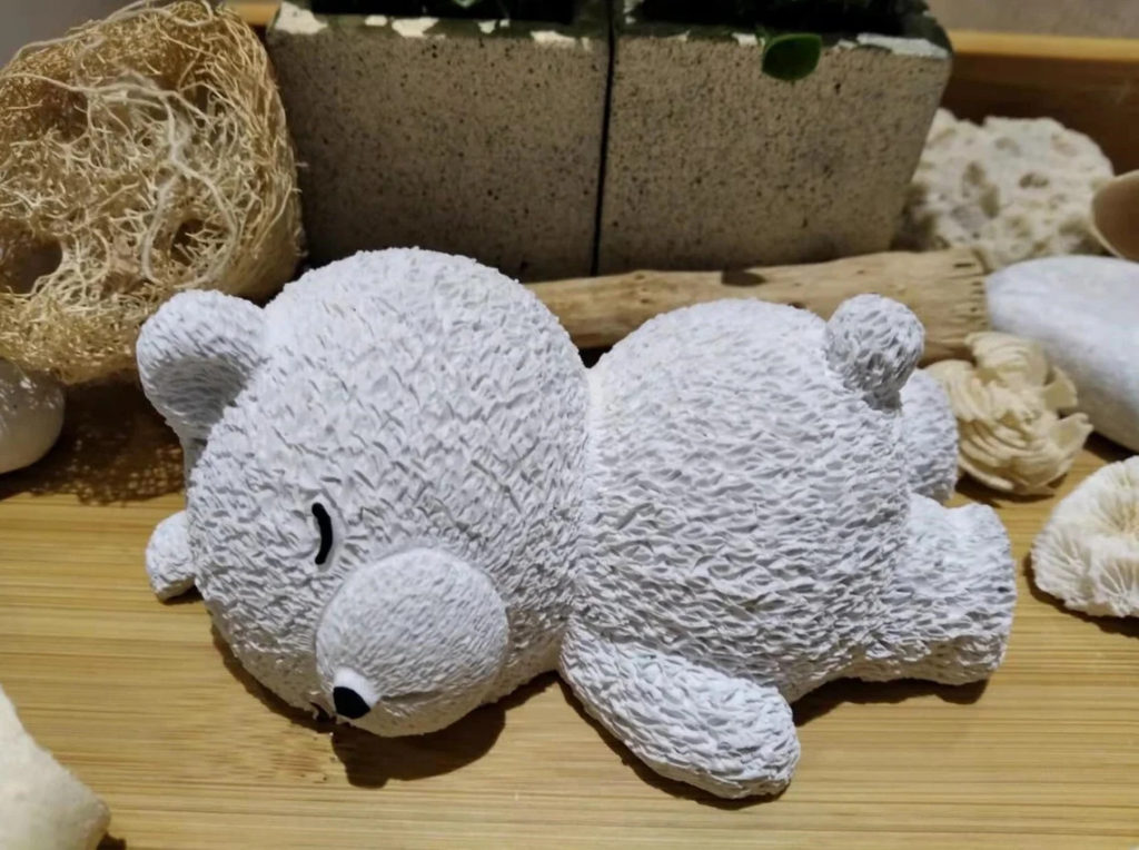 Diffuser Stone—Cute Sleeping Teddy Bear Stone Diffuser