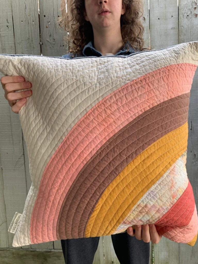pillows and throw blankets—handmade quilted throw pillow