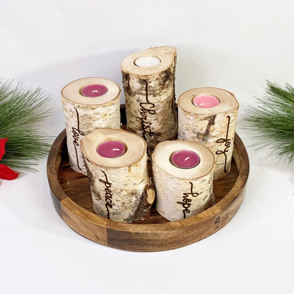 Christmas Advent candles wreath