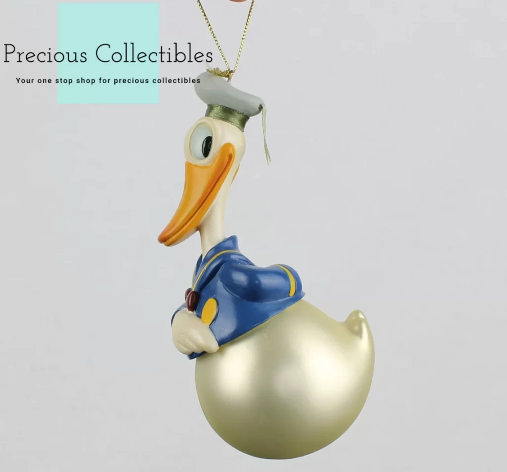 Extremely rare! Donald Duck limited edition christmas ornament by Walt Disney.
