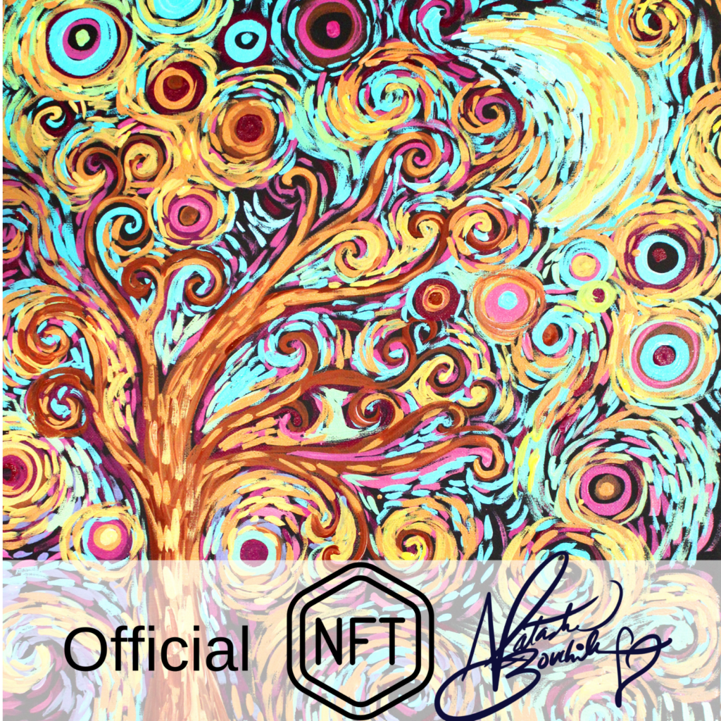NFT Art Canvas Package Original Natasha Bouchillon Tree