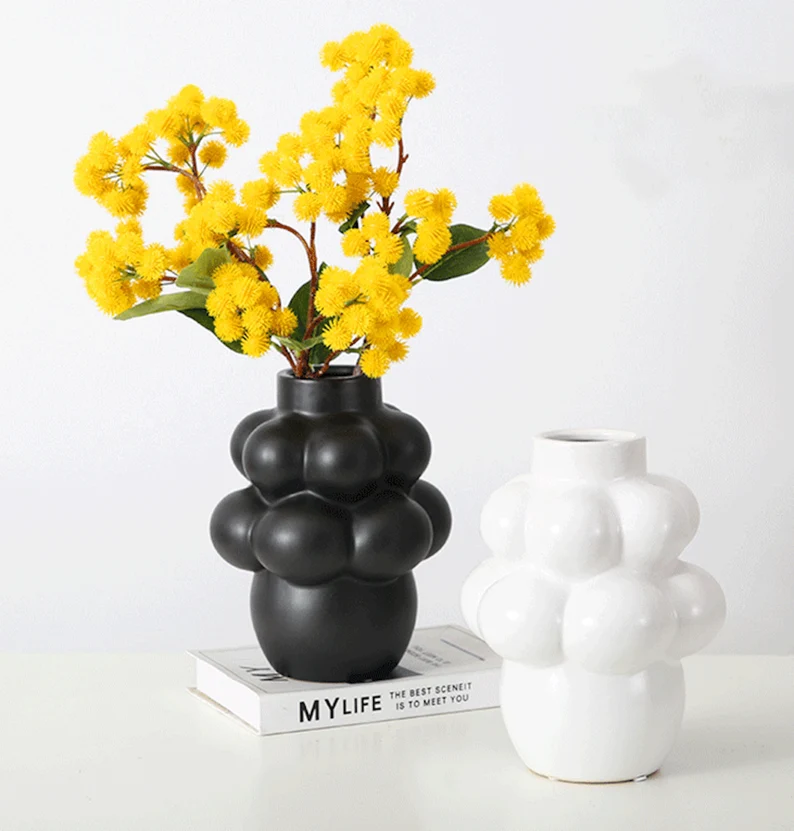 Handmade Nordic Abstract Bubble Vase