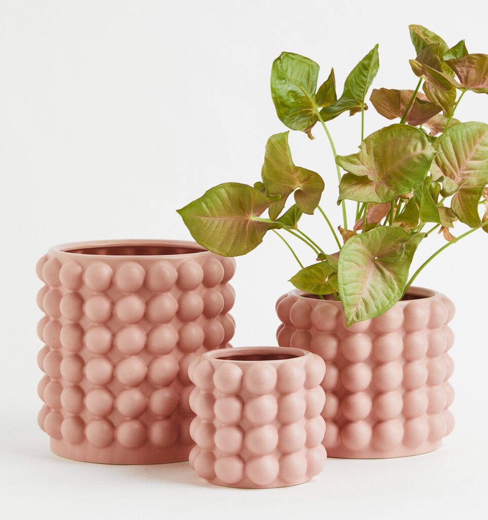H&M home—Bubbled Plant Pot
