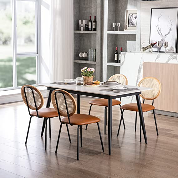 Jaxsen Faux Leather Dining Chairs