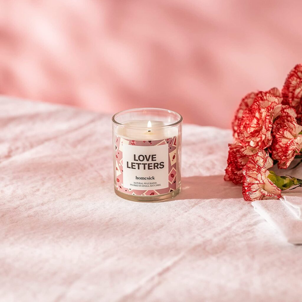 Homesick Premium Love Letters Scented Candle