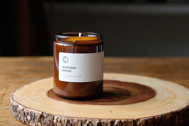 Midnight Breeze Vetiver Blended Candle 