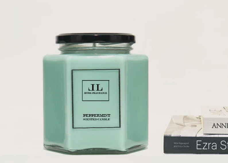 Romantic Candle Scents—Peppermint Scented Candle


