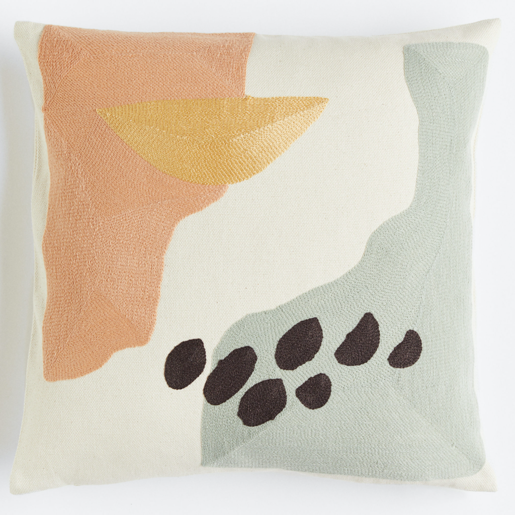 H&M home —Embroidered cushion cover