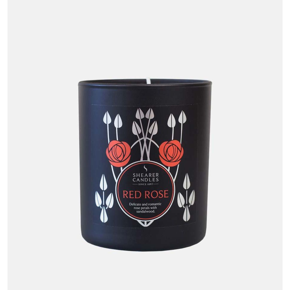 Romantic Candle Scents—MACKINTOSH RED ROSE SCENTED JAR CANDLE