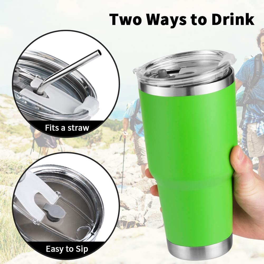 St. Patrick's Day Gifts —Green Stainless Tumbler