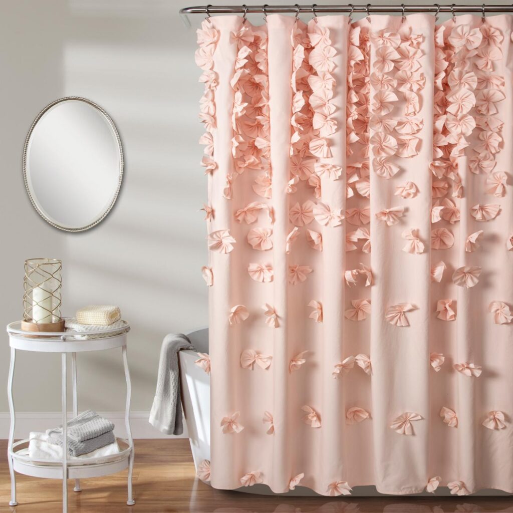 Lush Decor Riley Polyester Shower Curtain