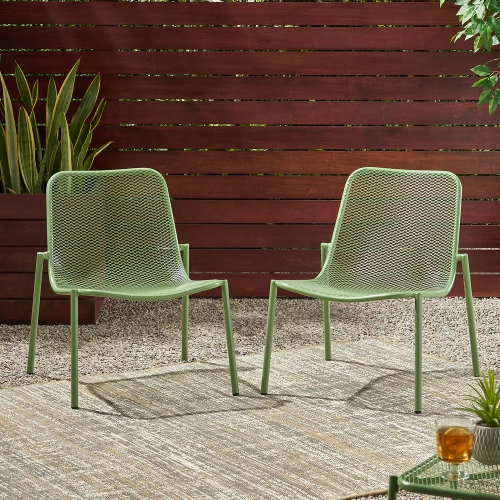 Bucknell Outdoor Modern Dining Chairs