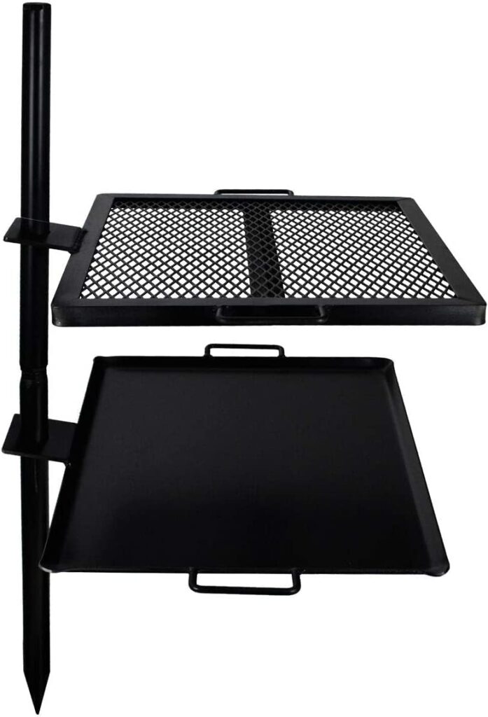 ameMaker Open Fire Cooking Grill & Skillet Combo