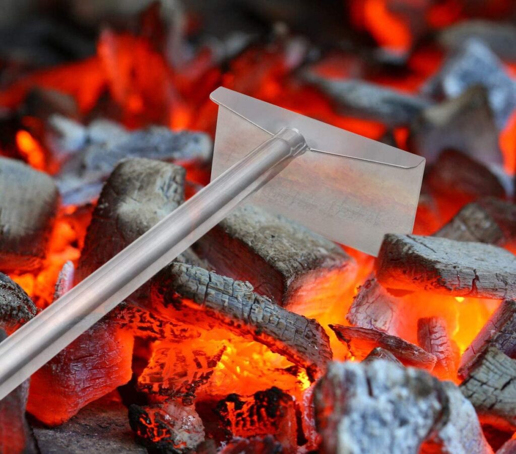 Stainless Steel BBQ Charcoal Ash Rake 