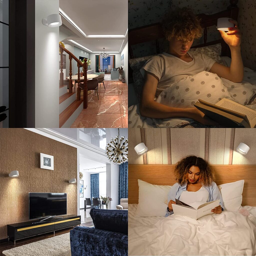 Cordless Wall Light for Reading 