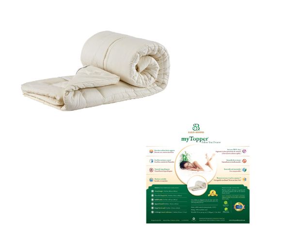 Dorm Decor—MYTOPPER® washable wool mattress Topper