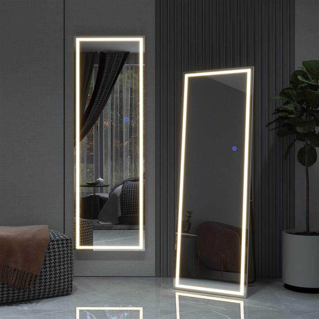 NeuType Full Length Mirror with Led Lights