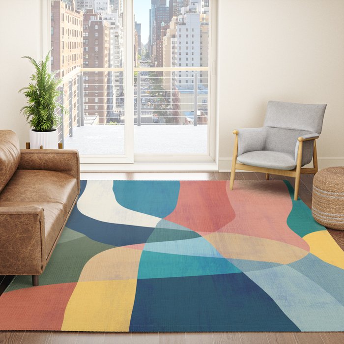 Barbiecore Home Decor—Monumental Mapping Rug