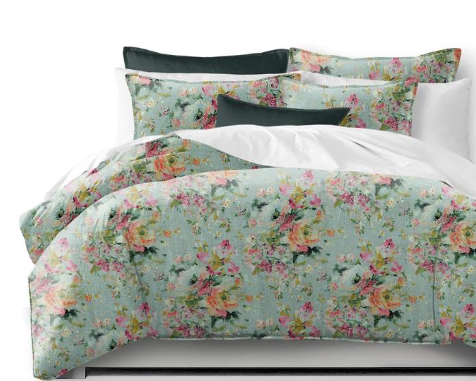 Floral Bedding—Athena Linen Eggshell Floral Bedding