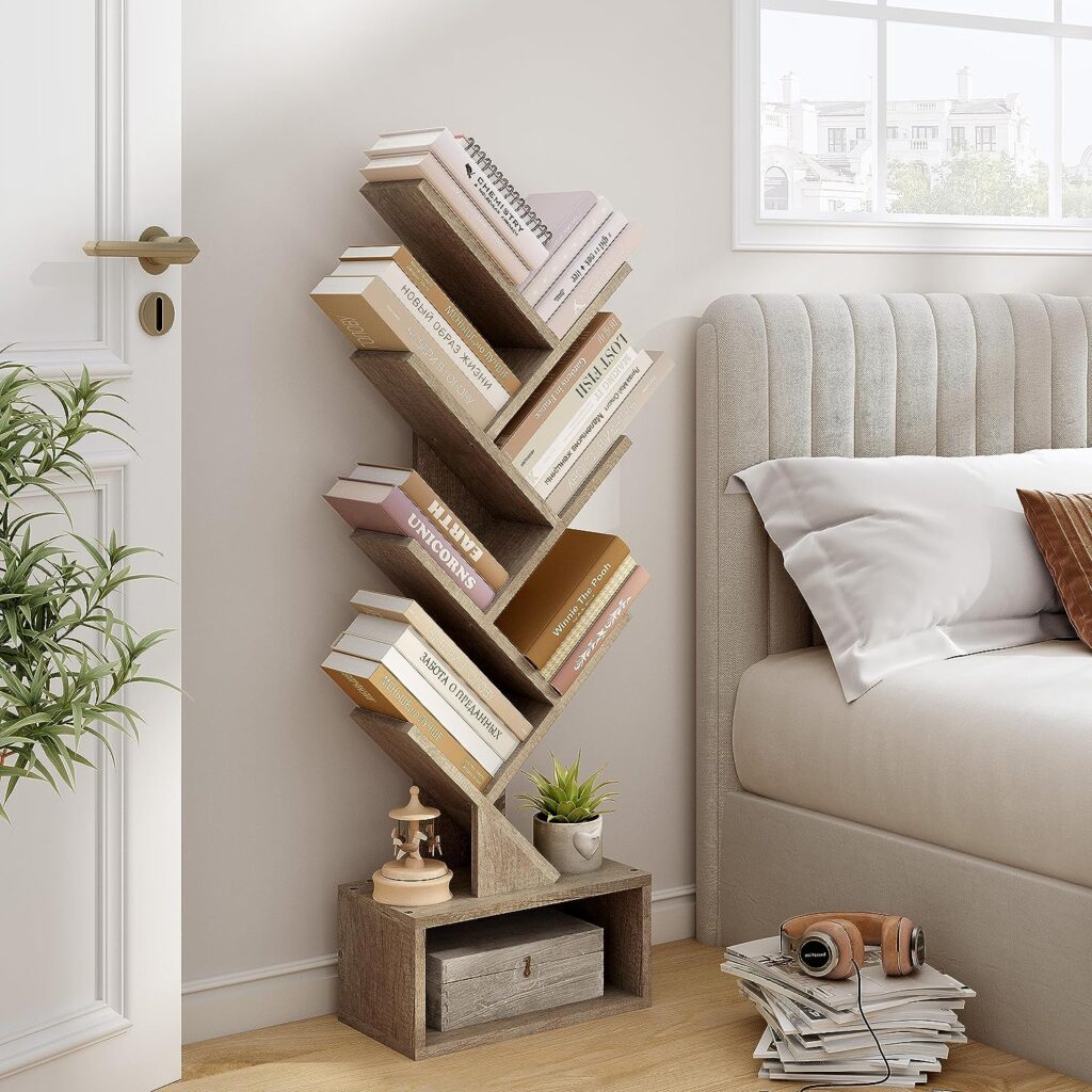 Furniture Labor Day Sales— Hoctieon 6 Tier Tree Bookshelf
