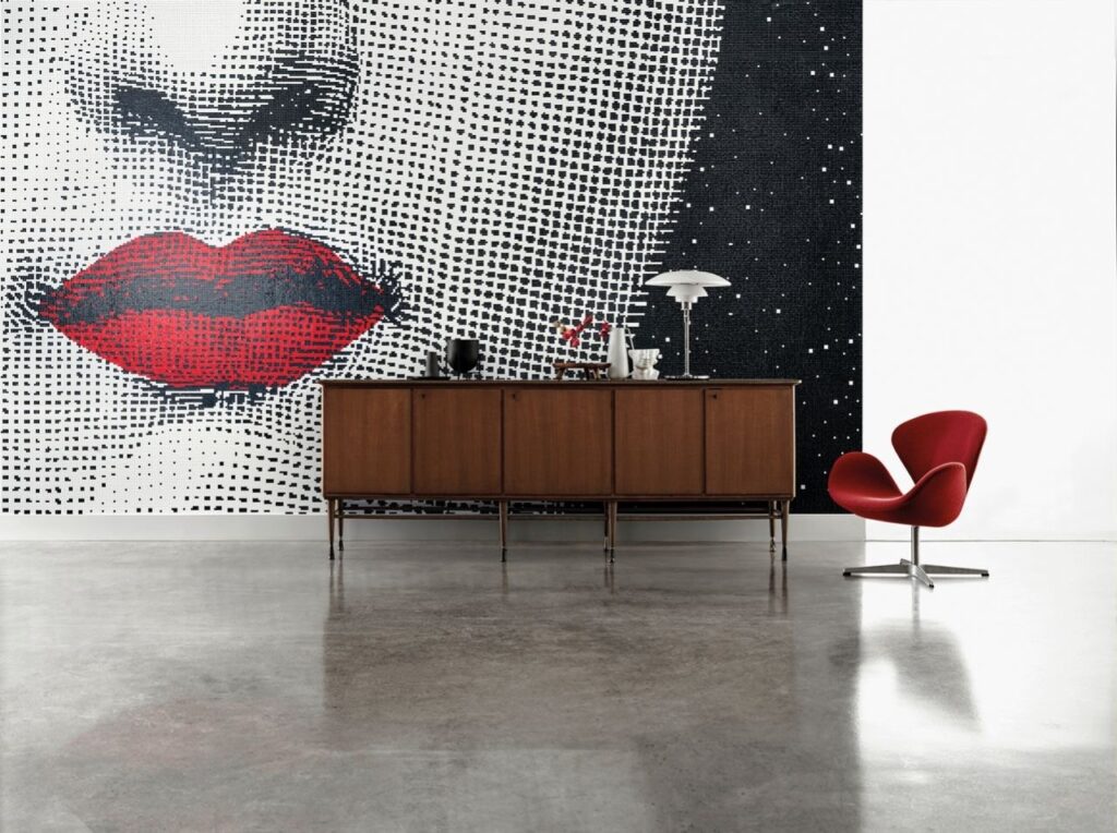 Mosaic Designs—Lips by Fornasetti