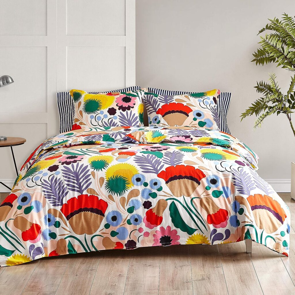 Floral Bedding—Marimekko Duvet Cover Set