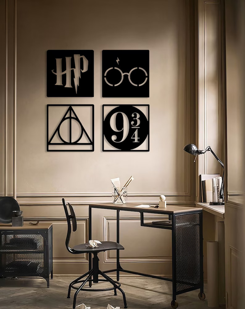 Harry Potter Halloween Decorations Wall Art