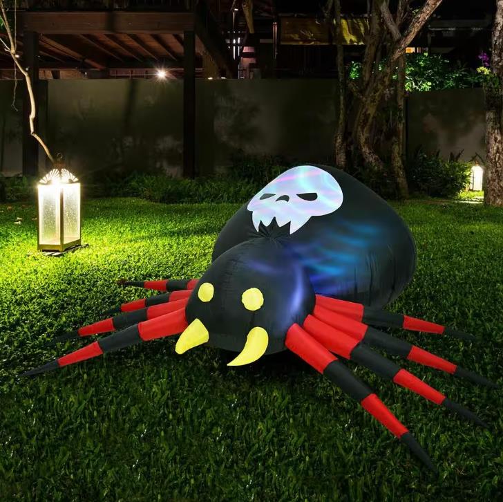Halloween Inflatable Blow-up Spider Yard Decoration