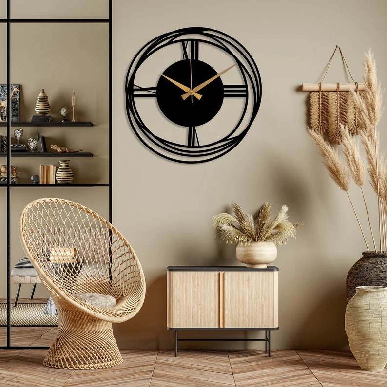 Mid-century Modern Wall Clock