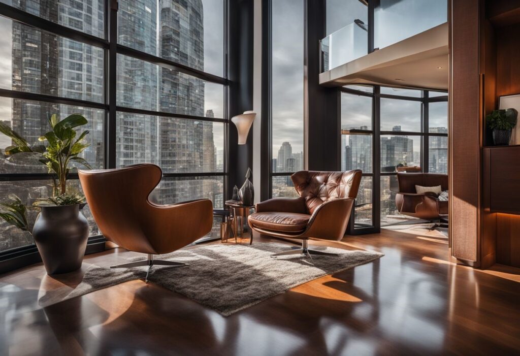 Mid-Century Modern Leather Chairs