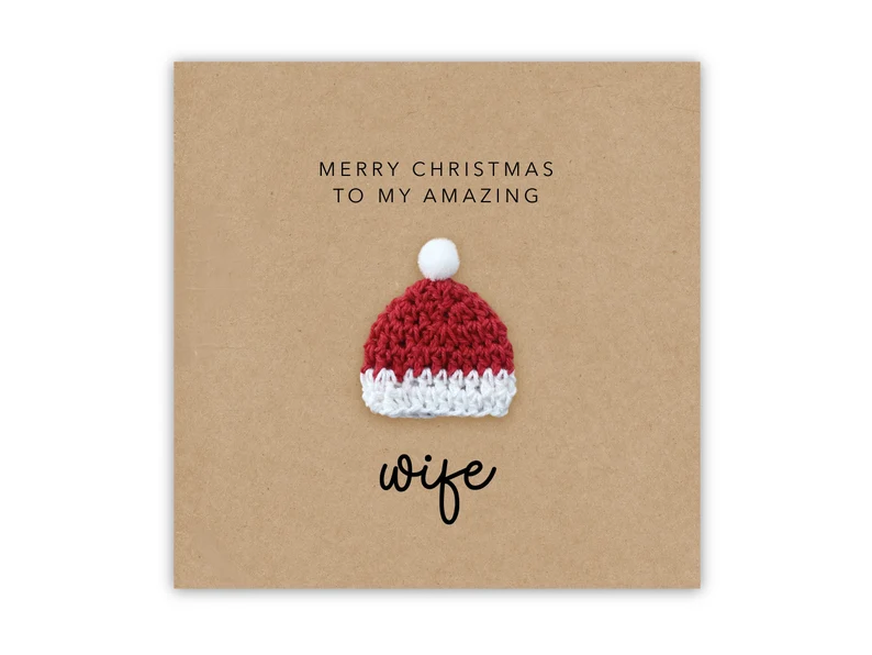 Personalized Christmas Gifts—Christmas Card for Wife