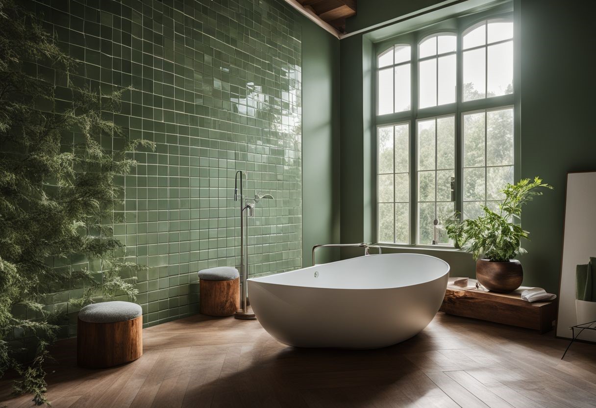 Sage Green Bathroom