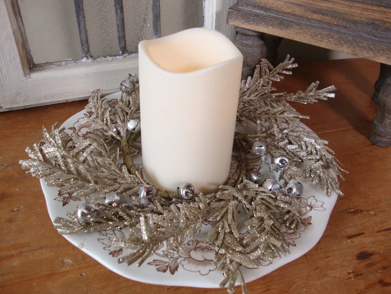 Candle Centerpieces—candle centerpiece wreath