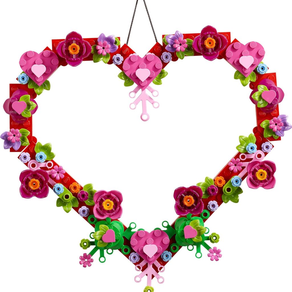 Lego Valentine's Day—Heart Ornament Building Kit