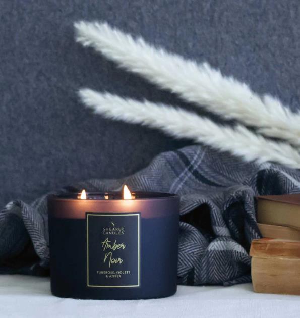 AMBER NOIR MULTIWICK CANDLE
