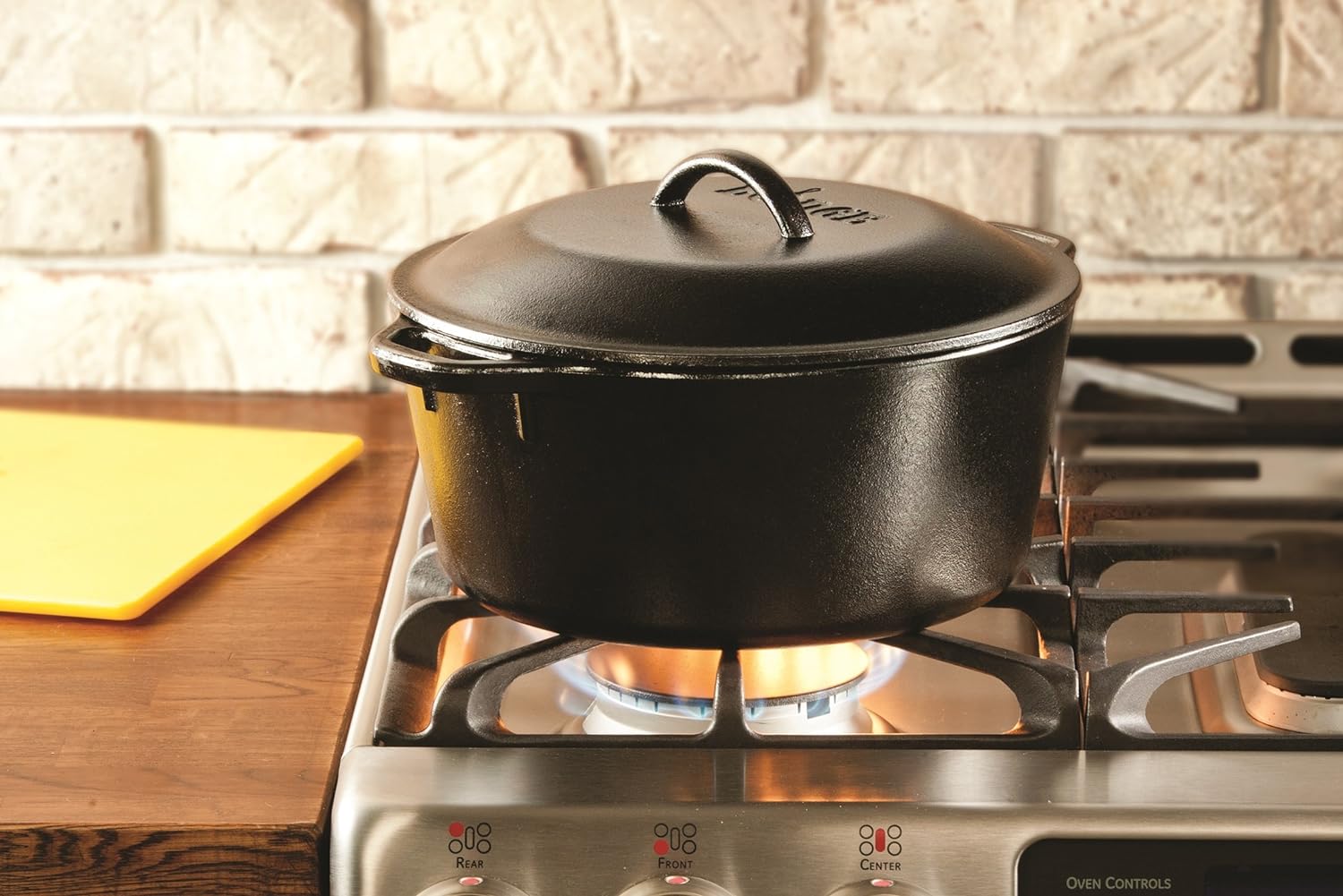 Cast Iron Dutch Oven with Dual Handles