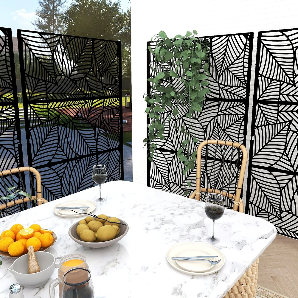 Free Standing Decorative Outdoor Privacy Screen Panel
