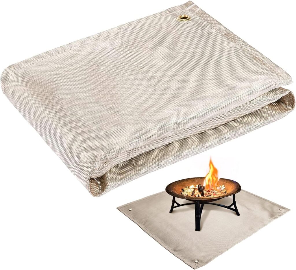 Compatible Fire Pit Mat for Outdoors & Indoors