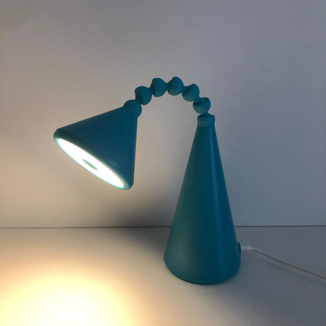 Vintage IKEA—Blue Fryebo Table Desk Lamp