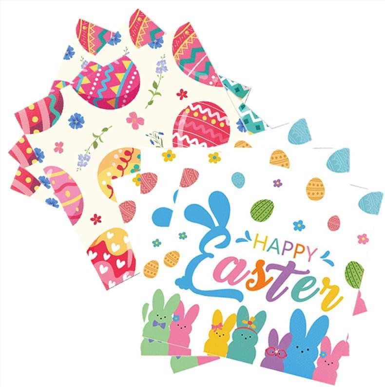  Disposable Easter Paper Napkins