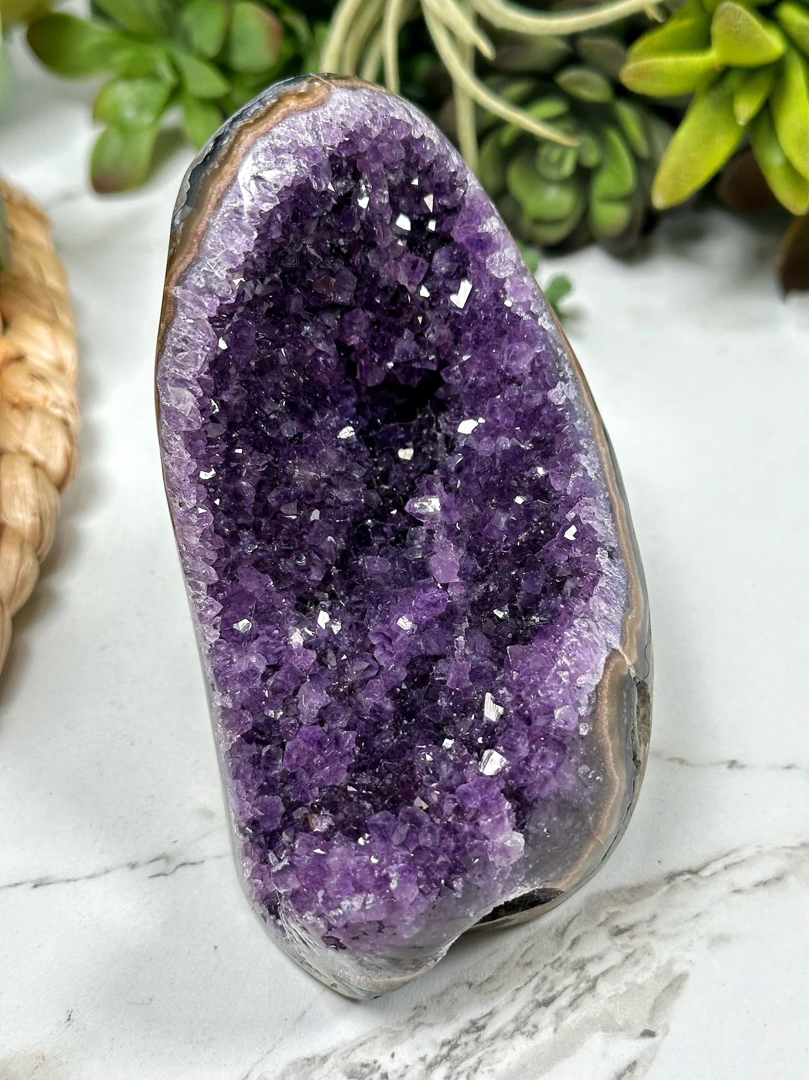 Feng Shui Home Product—Amethyst Geode Chunk