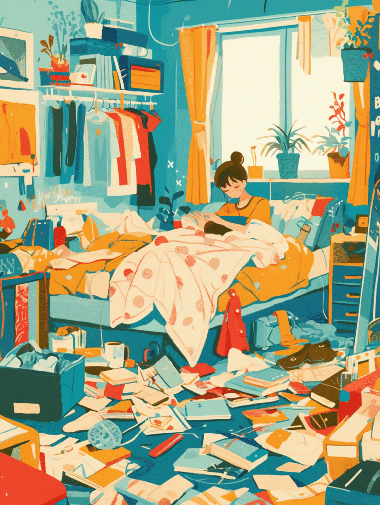 Feng Shui Bedroom Mistakes—Cluttered or Overcrowded Space