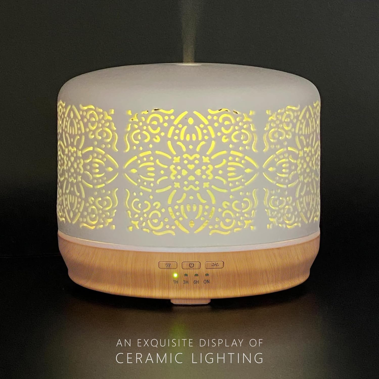Feng Shui Home Products—White Ceramic Aromatherapy Natural Oil Diffuser
